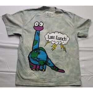 Late Lunch Graphic Earth Eater T-Shirt Unisex Medium " You Are What You Eat"